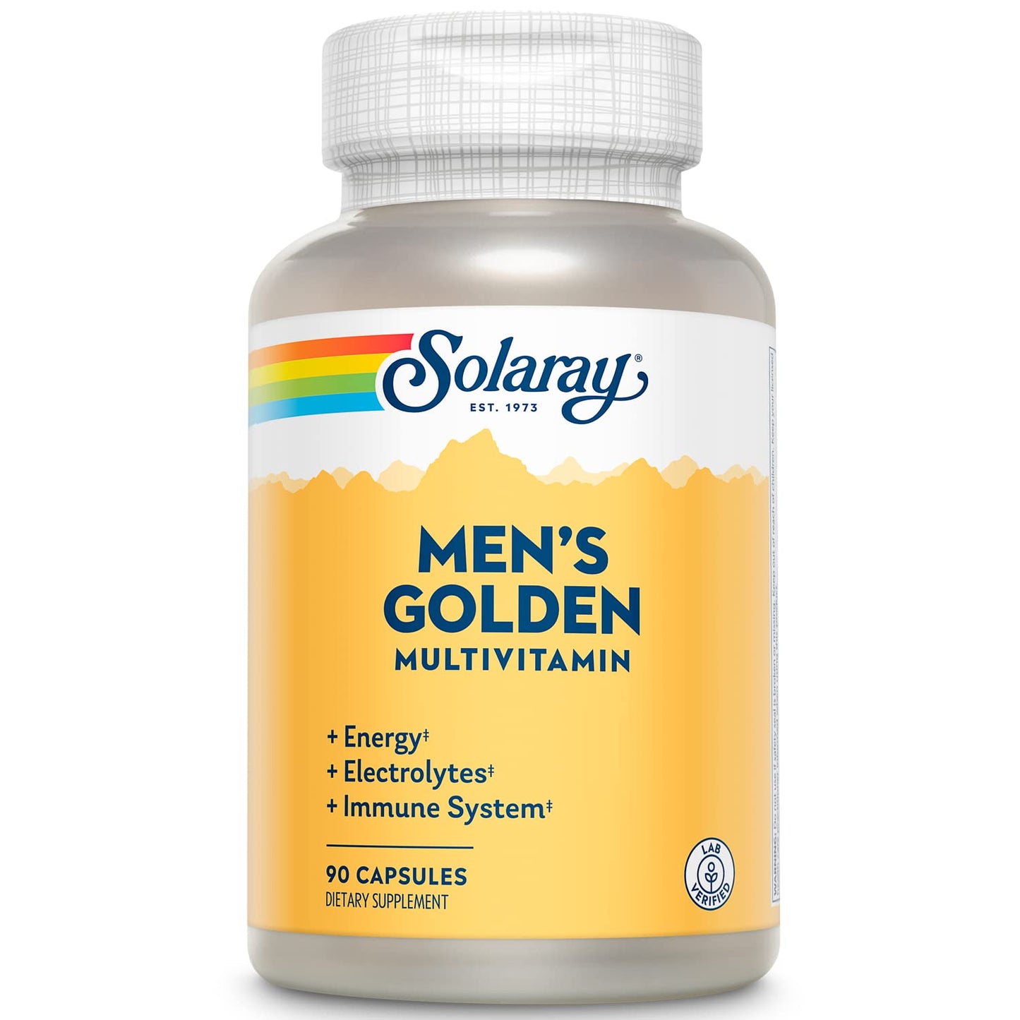 SOLARAY Men's Golden Multi-Vitamin Capsules - 90 Capsules - görsel 1