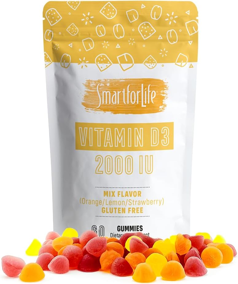 Smart for Life Vitamin D3 Gummies - 2000 IU - 60 Count - görsel 1