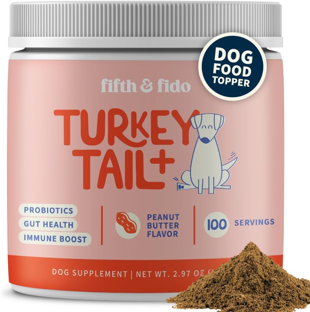 Fifth & Fido Turkey Tail Mushroom for Dogs – Immune Support & Digestive Health, 100 Servings - görsel 10