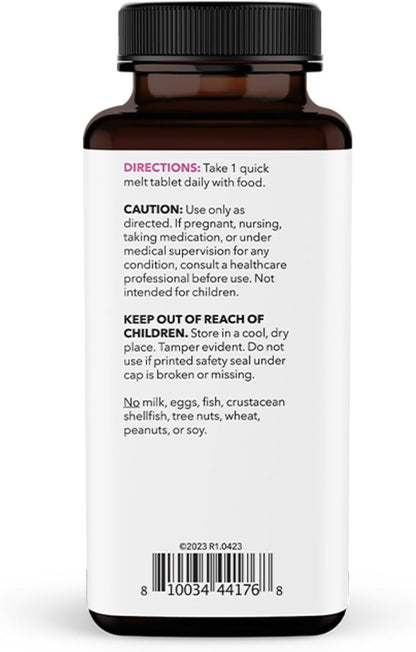 LifeSeasons Essentials Biotin 5,000 mcg Quick Melts – Hair, Skin & Nails Support – Mixed Berry – 100 Count