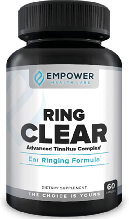 Ring Clear All-Natural Ear Buzz Relief Formula - 30-Day Supply