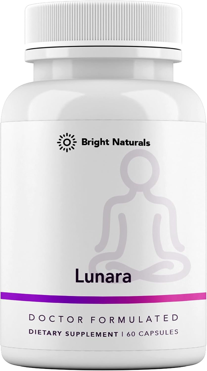 Lunara - Doctor-Formulated Menopause Supplement for Women - Hot Flushes, Hormonal Balance, Mood & Sleep Support - 30-Day Supply - görsel 1