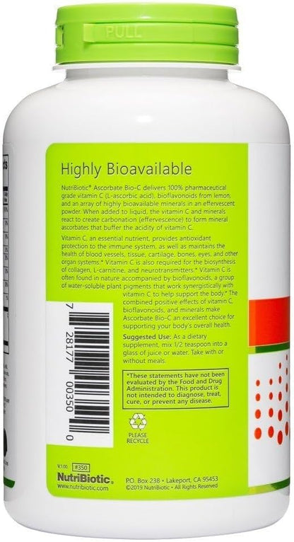 NutriBiotic Ascorbate Bio-C Powder, 227 g (8 oz)