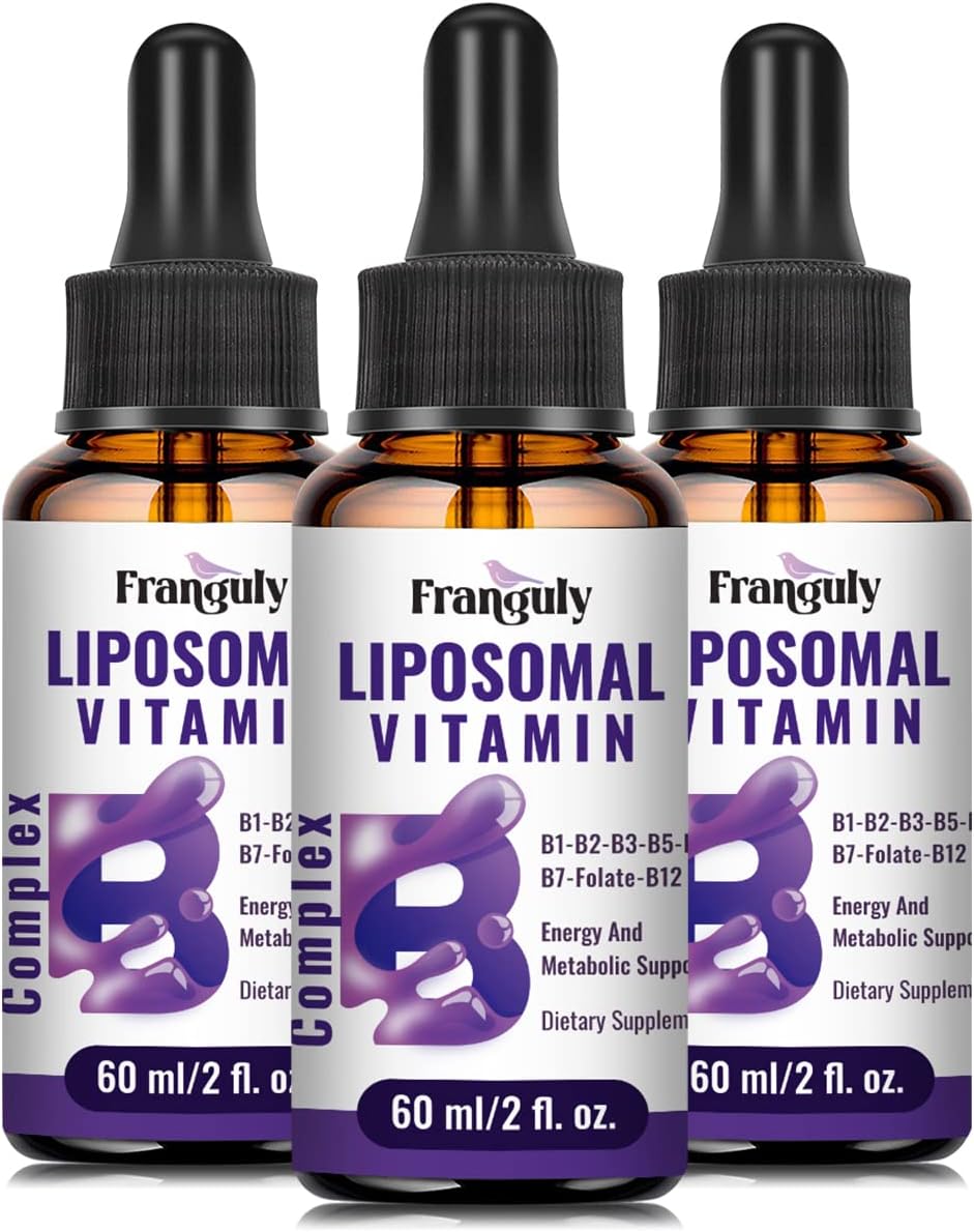 Liposomal Vitamin B Complex Liquid – Methylated B12 & Active B Vitamins for Energy and Immune Support (177 ml) - görsel 1