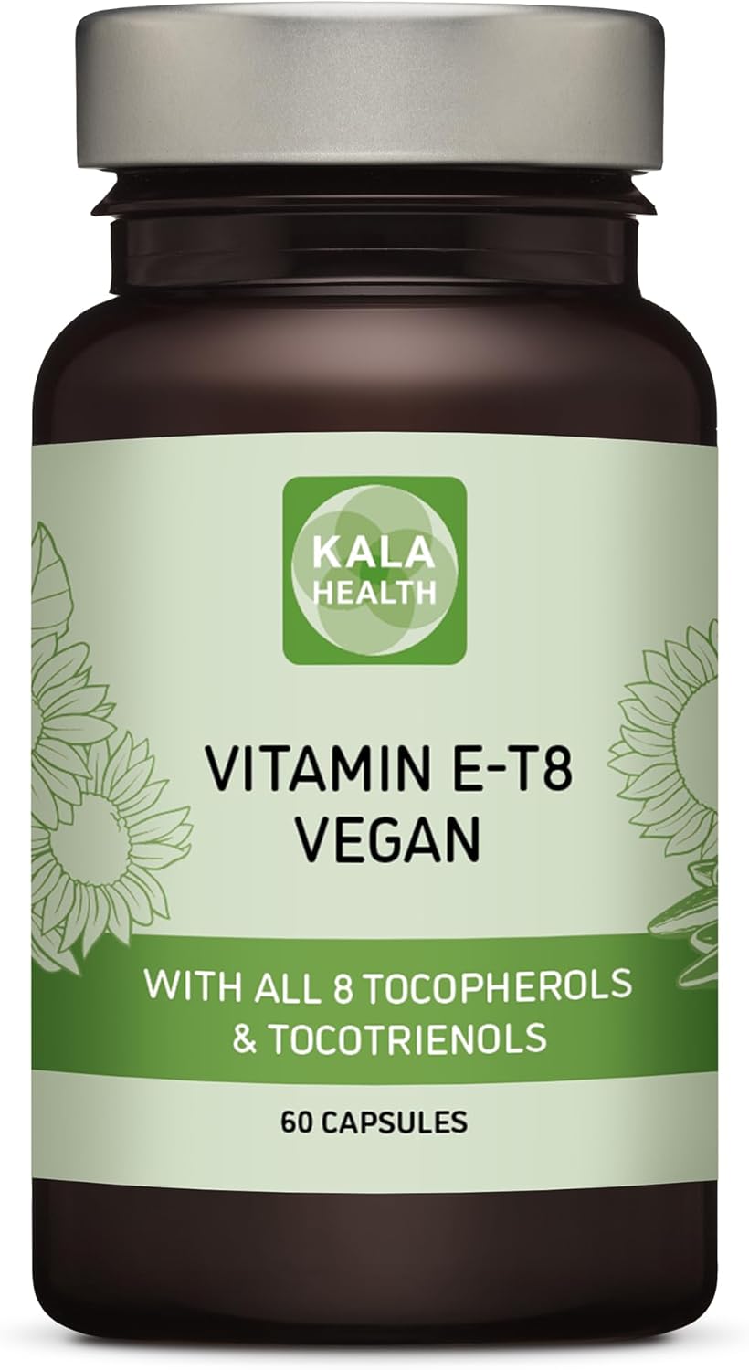 Unique Vegan Formula with All 8 Tocopherols and Tocotrienols Vitamin E – No PAHs, Heavy Metals, Contaminants, or Preservatives – Certified Sustainable – Hair, Scars, and Skin (60 Soft gel capsule Capsules) - görsel 1
