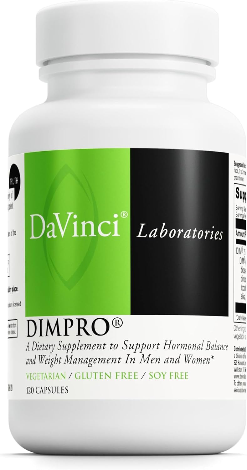 DAVINCI Labs DimPro – Hormonal Balance Support with Vitamin E, 60 Capsules - görsel 8