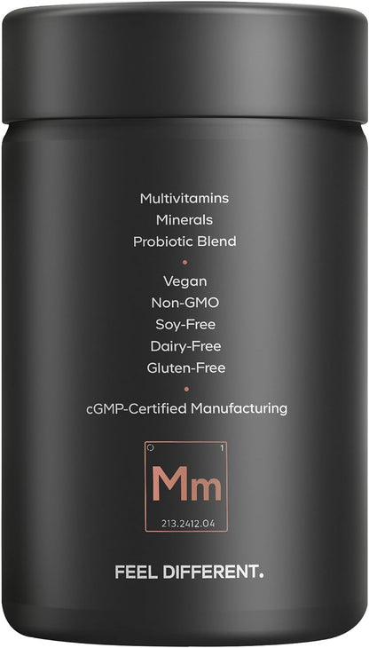 Codeage Men's Multivitamin - Daily Vitamins with Probiotics, 30 Capsules