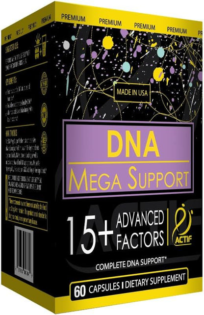 ACTIF DNA Mega Support with 15+ Advanced Factors, 60 Capsules