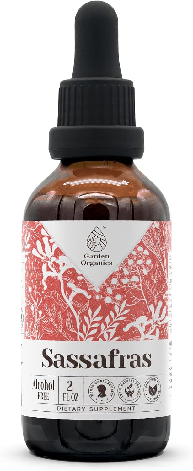 Sassafras Alcohol-Free Natural Tincture Extract, Liquid Drops (120 ml) - görsel 6