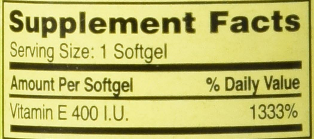 Spring Valley Vitamin E 400 IU, 100 Softgels - görsel 3