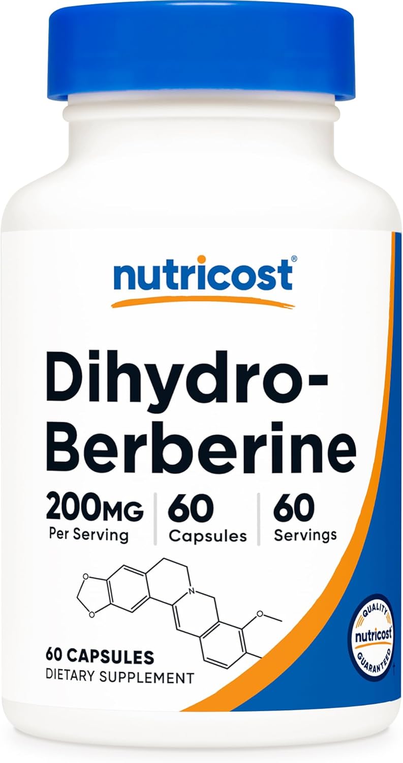 Nutricost Dihydroberberine Capsules (200mg, 60 Count) - görsel 1