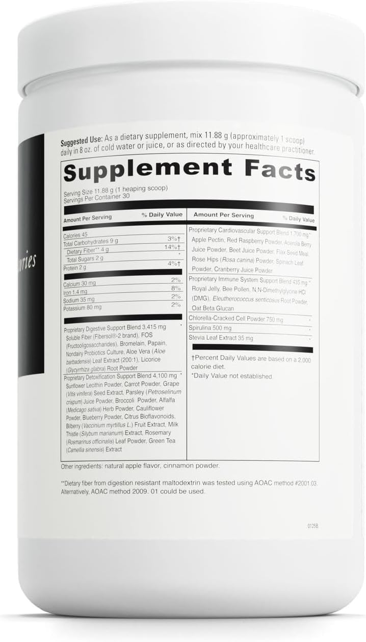 DAVINCI Labs Spectra Greens Detoxifier - Probiotic Supplement Aids Digestive & Heart Health & Detoxification* - Immune Health Supplement with Digestive Enzymes - 30 Servings (356.25 g) - görsel 2