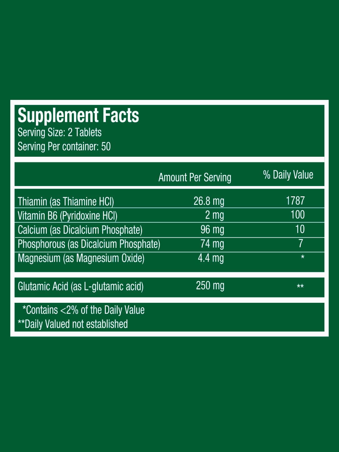 Fitina Brain Supplement – High-Dose B Vitamins for Memory and Focus, 100 Tablets (50 Servings) - görsel 9