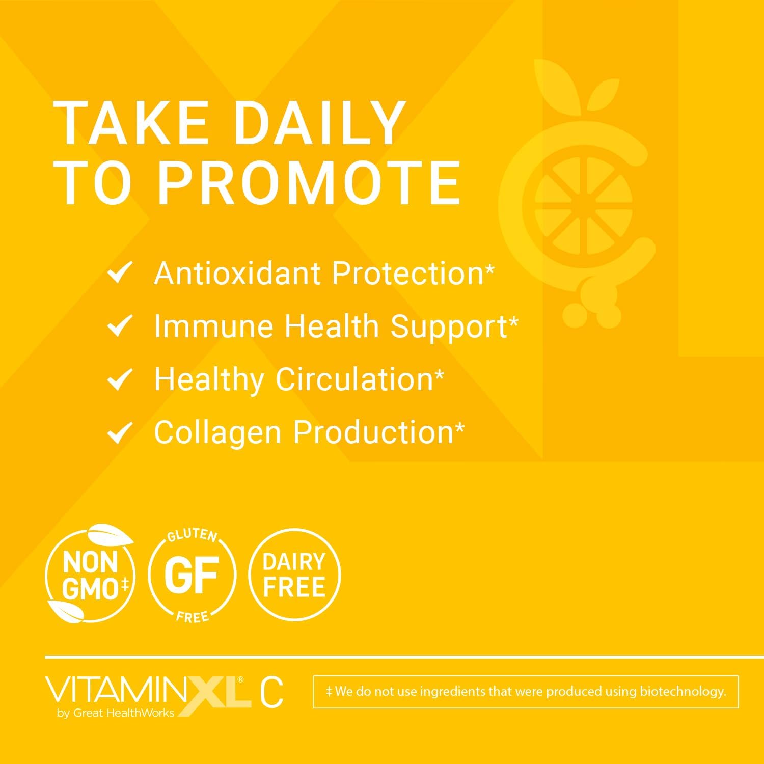 OmegaXL VitaminXL Vitamin C Supplement, 500 mg - 30 Vegan Capsules - görsel 2