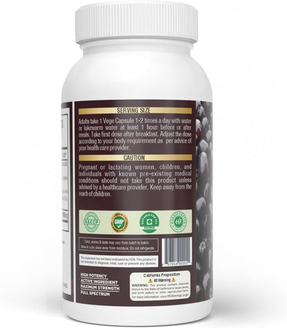 Jamun Capsules – Eugenia Jambolana Seed Extract (10:1) – 60 Vegan Capsules