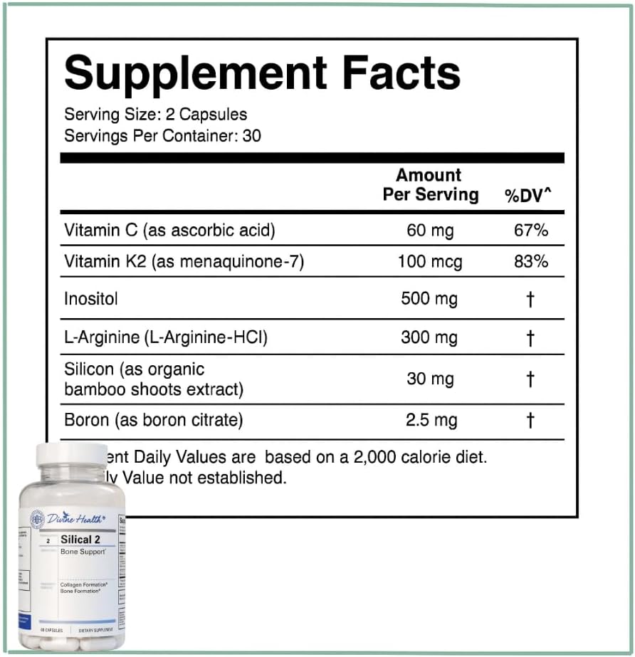 Divine Health Dr. Colbert MD Silical System - Bone Support & Flexibility, 30 Servings - görsel 3