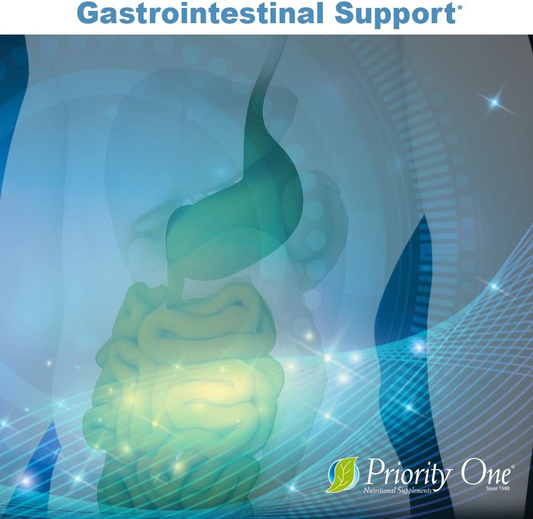 Priority One Vitamins L.G.S. 120 Capsules – Digestive Health Support - görsel 6