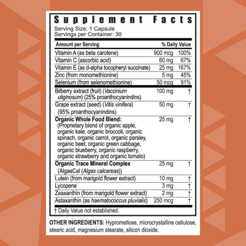 Youngevity Ocutiv™ - Eye Vitamin & Mineral Supplement - 30 Capsules - görsel 2