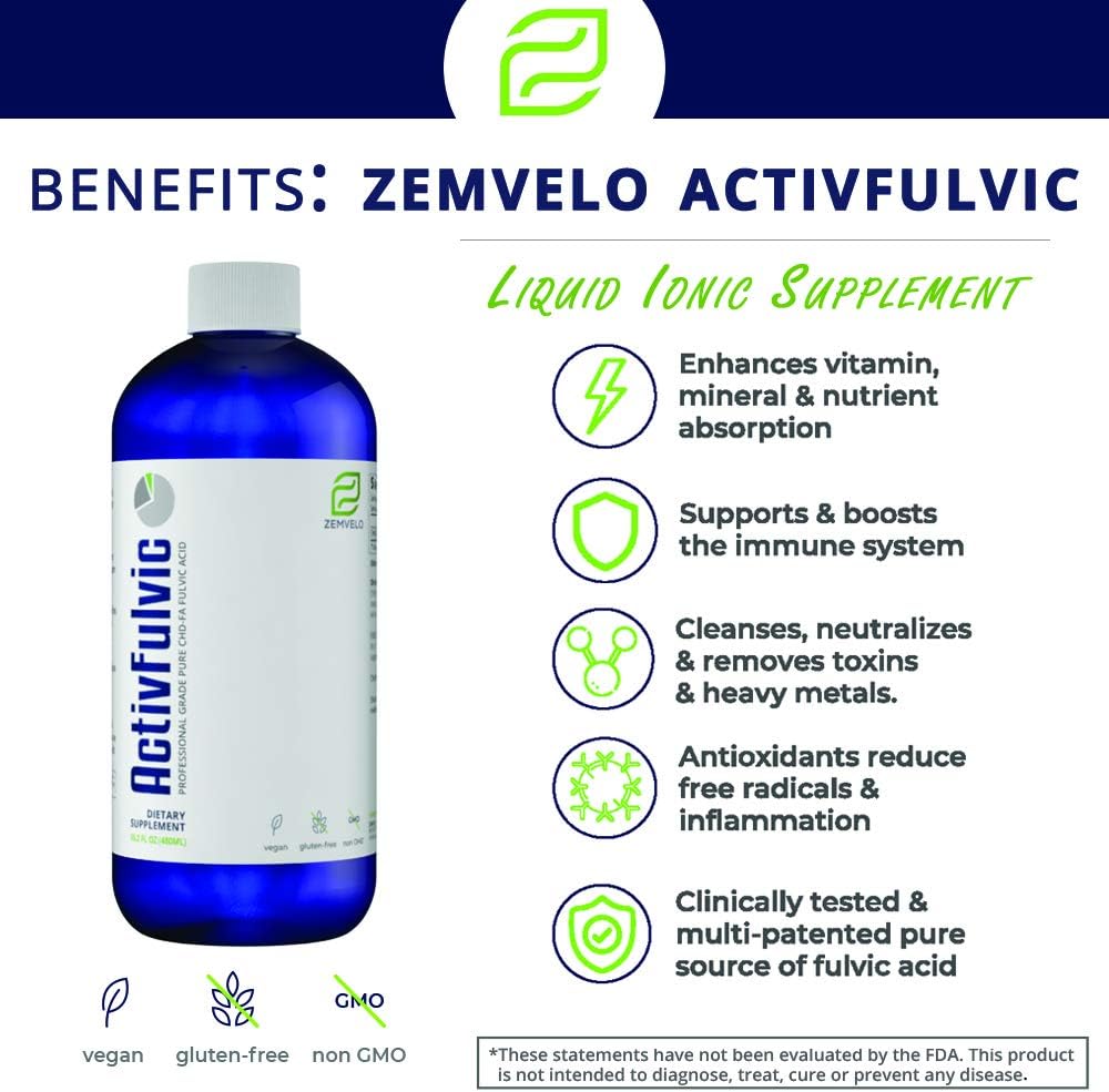 ActivFulvic - Fulvic Acid Liquid Supplement, 32-Day Supply - görsel 4