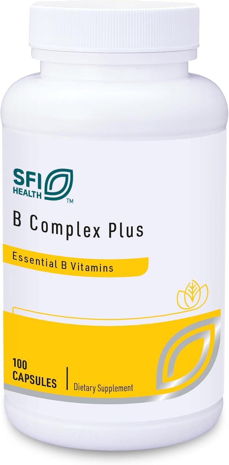 Klaire Labs B Complex Plus – High Potency B Complex with Methylcobalamin & Metafolin® – 100 Capsules - görsel 1