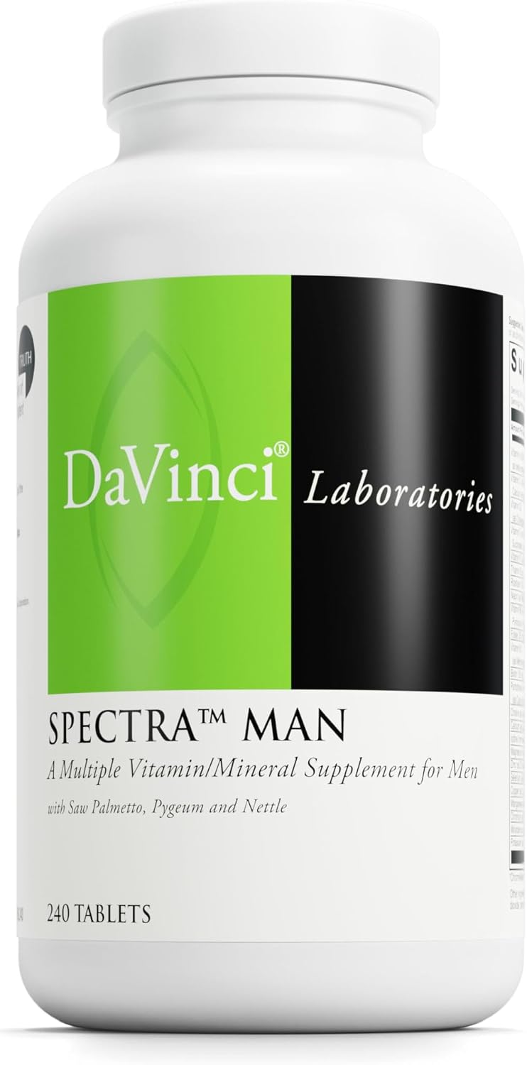 DAVINCI Labs Spectra Man - Dietary Supplement for Men's Health - 240 Tablets - görsel 1