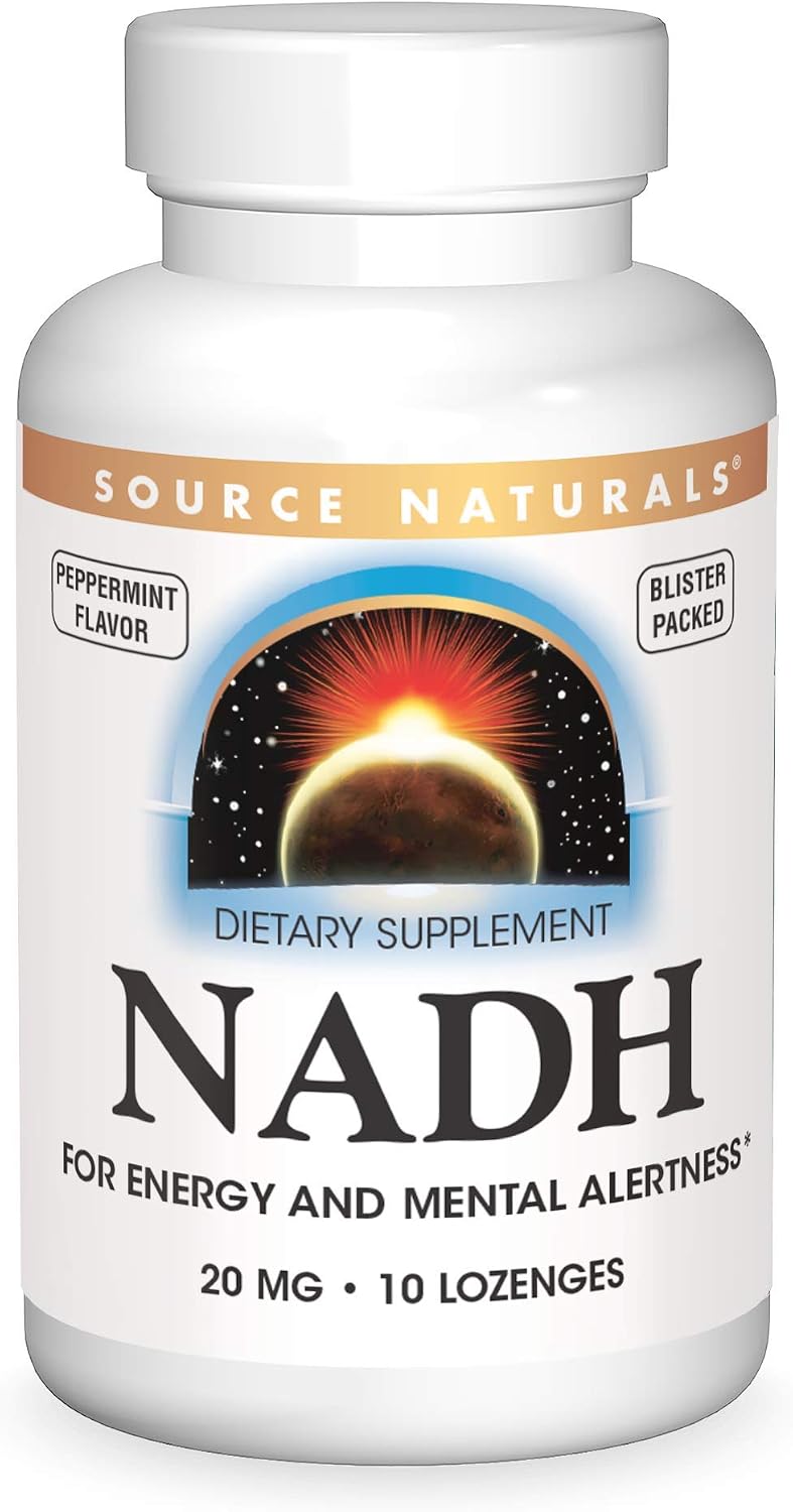 Source Naturals NADH 20mg Lozenges – Energy and Mental Alertness* - görsel 7