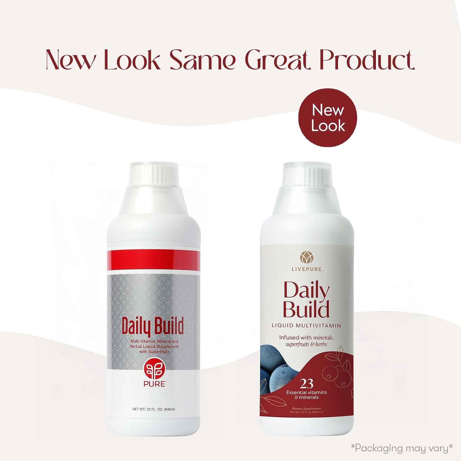 PURE Daily Build Liquid Multivitamin & Mineral Supplement with Superfruits, 946 ml - görsel 2
