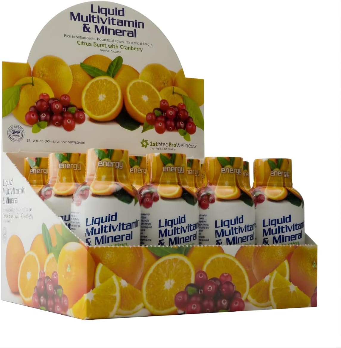 1st Step for Energy, Liquid Multivitamin and Mineral - Citrus, 60 ml (12-Pack) - görsel 2
