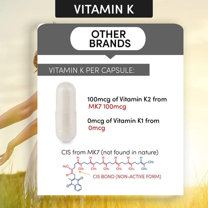 Arthur Andrew Medical KD Ultra – Vitamin D3 & K2 Food Supplement for Immune System, Heart, and Bone Health, 30 Capsules
