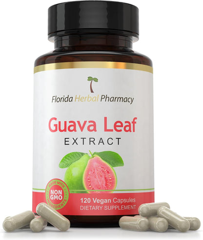 Guava Leaf Extract 10:1 Concentrate Capsules (120 Capsules) - Two Months' Supply