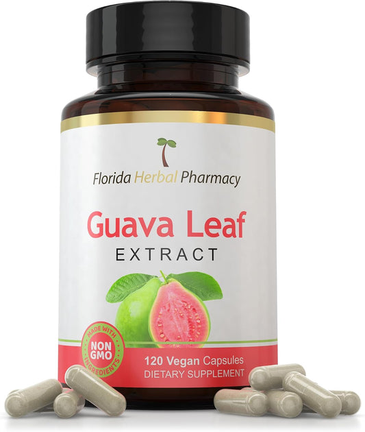 Guava Leaf Extract 10:1 Concentrate Capsules (120 Capsules) - Two Months' Supply