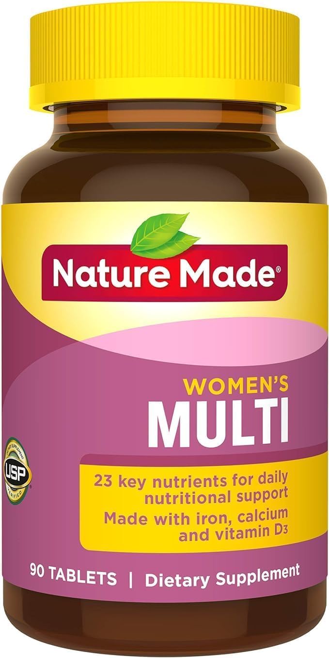 Nature Made Women's Multivitamin Tablets, 90 Count - görsel 1