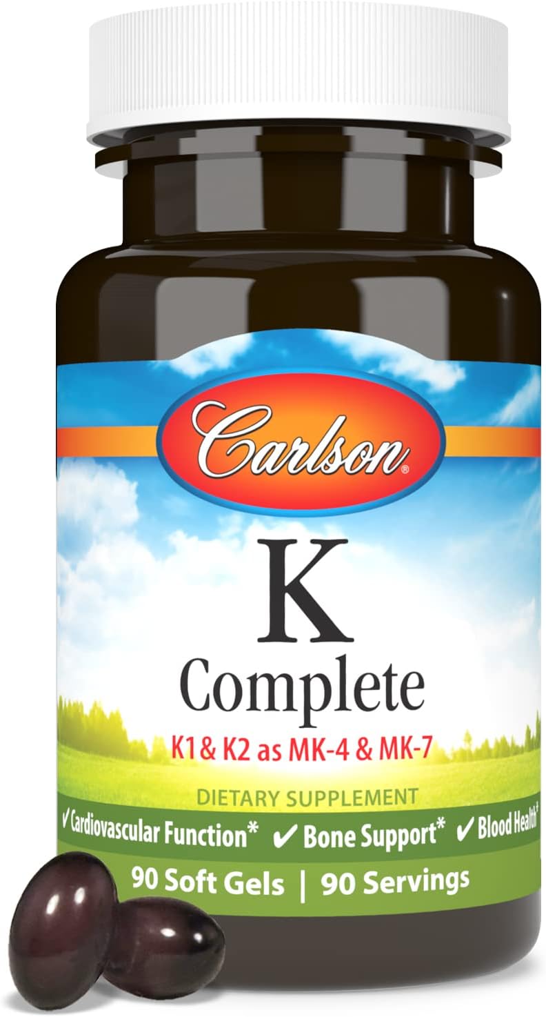 Carlson Labs K Complete Softgels, 90 Count - görsel 5