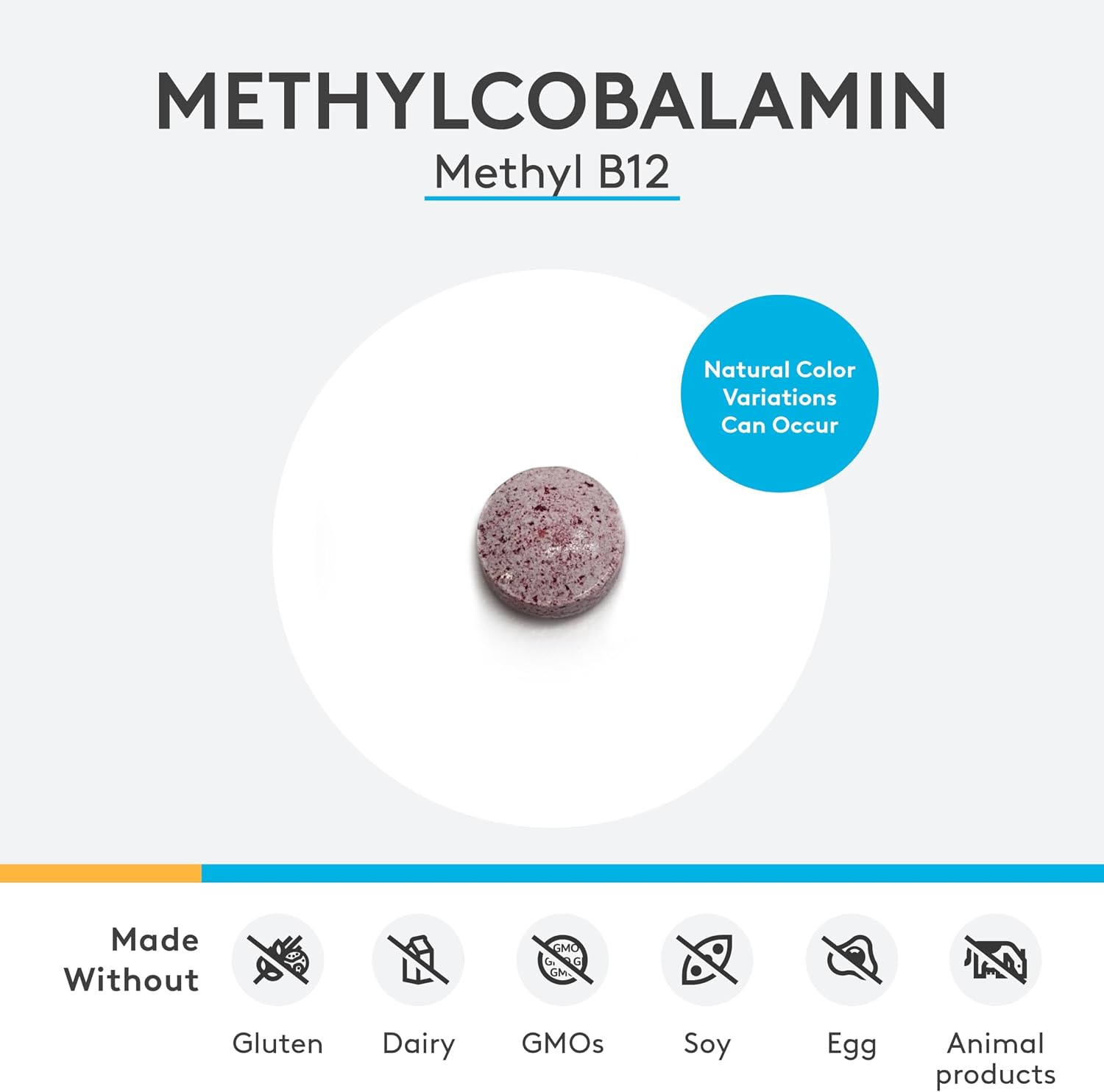 XYMOGEN Methylcobalamin - 5 mg Vitamin B12 - Supports Energy Metabolism, Neurological Function & Red Blood Cell Formation - Non-GMO & Gluten-free - 120 Quick-Dissolve Tablets - görsel 3