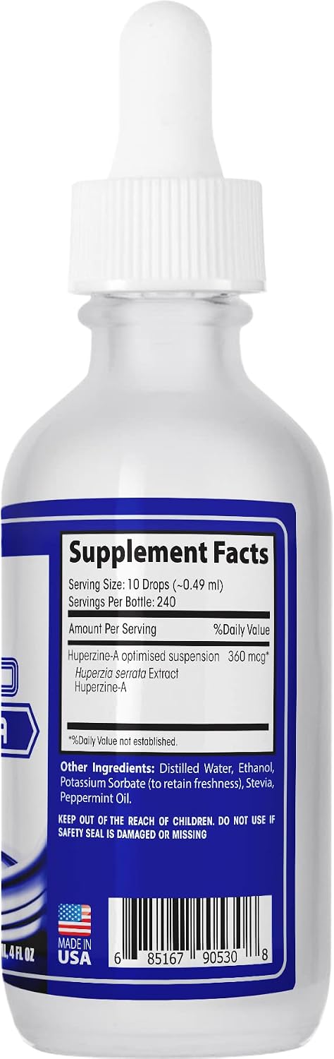 ABCOCID Huperzine-A Liquid Supplement, 360 mcg per Serving, 4 fl oz (240 Servings) - görsel 3