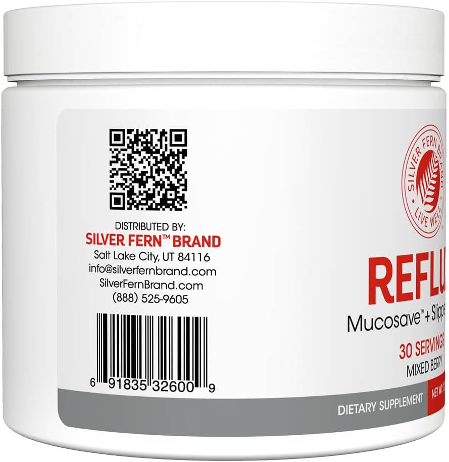 Silver Fern Reflux – Digestive Supplement with Mucosave FG and Slippery Elm Bark (2 Tubs) - görsel 5