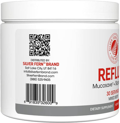 Silver Fern Reflux – Digestive Supplement with Mucosave FG and Slippery Elm Bark (2 Tubs)