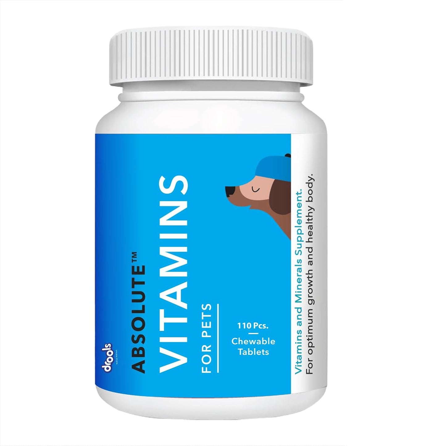 Drools Absolute Vitamin Tablets for Dogs, 110 Count - görsel 1