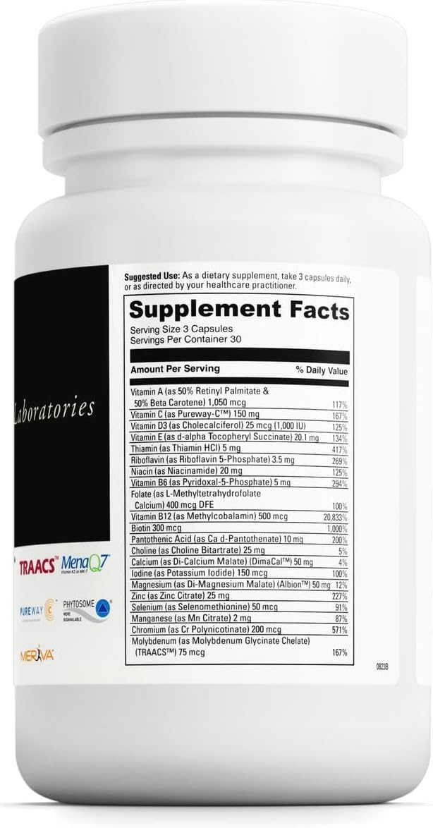 DAVINCI Labs - Daily Best Men - A Dietary Supplement with Vitamin B6, Vitamin B12, Vitamin C, Vitamin K2, and More - Vegetarian, Gluten-Free - 90 Capsules - görsel 2