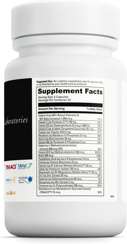 DAVINCI Labs - Daily Best Men - A Dietary Supplement with Vitamin B6, Vitamin B12, Vitamin C, Vitamin K2, and More - Vegetarian, Gluten-Free - 90 Capsules
