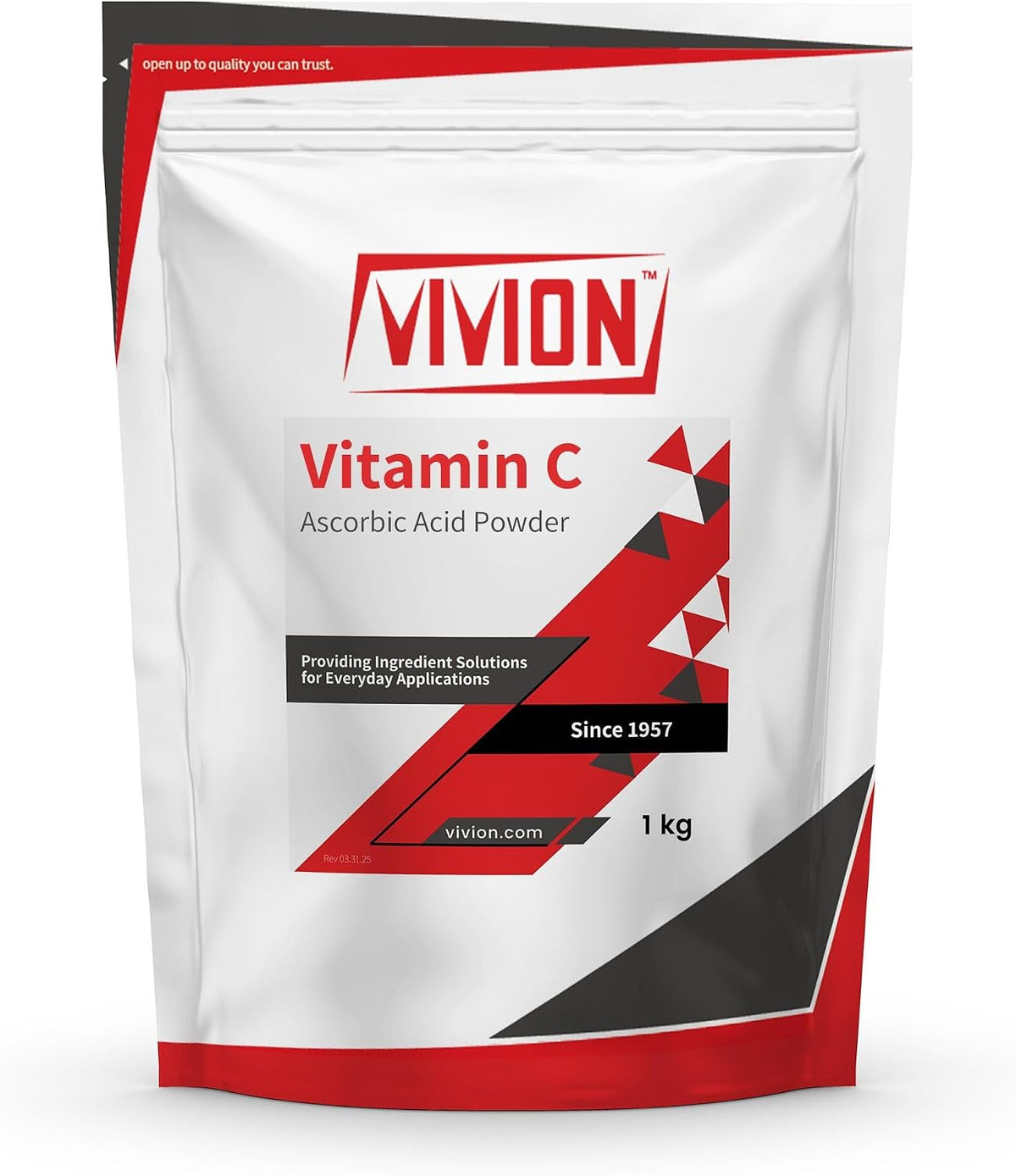 Vitamin C Powder - 1 kg - L-Ascorbic Acid USP Grade Excipient - Food Safe Additive for Pickling & Canning - Home Brewing Sour Flavour Agent - görsel 1