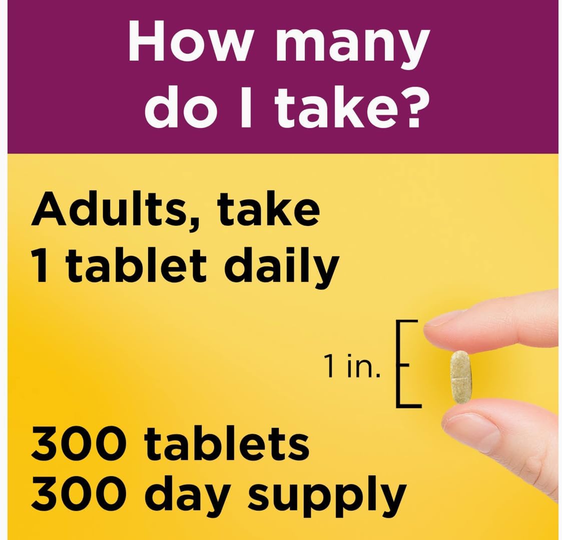 Nature Made Multivitamin for Women - Daily Women's Multivitamin with 23 Nutrients, 300 Tablets - görsel 3