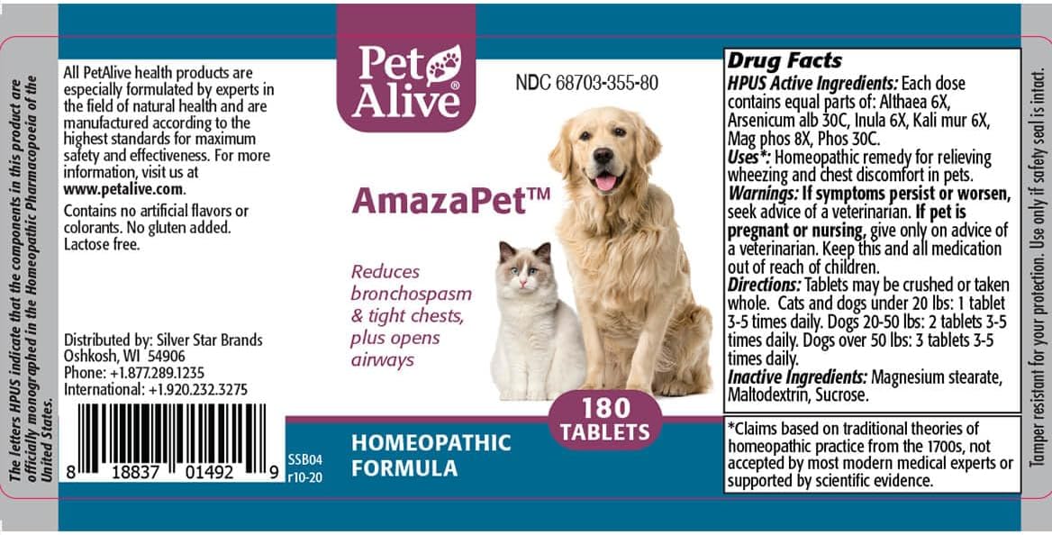 AmazaPet – Dog Cough & Respiratory Support Tablets – Supports Healthy Lung Function & Easy Breathing – Safe for Dogs & Cats – Comfort for Occasional Cough, Throat & Bronchial Wellbeing – 180 Tablets - görsel 9