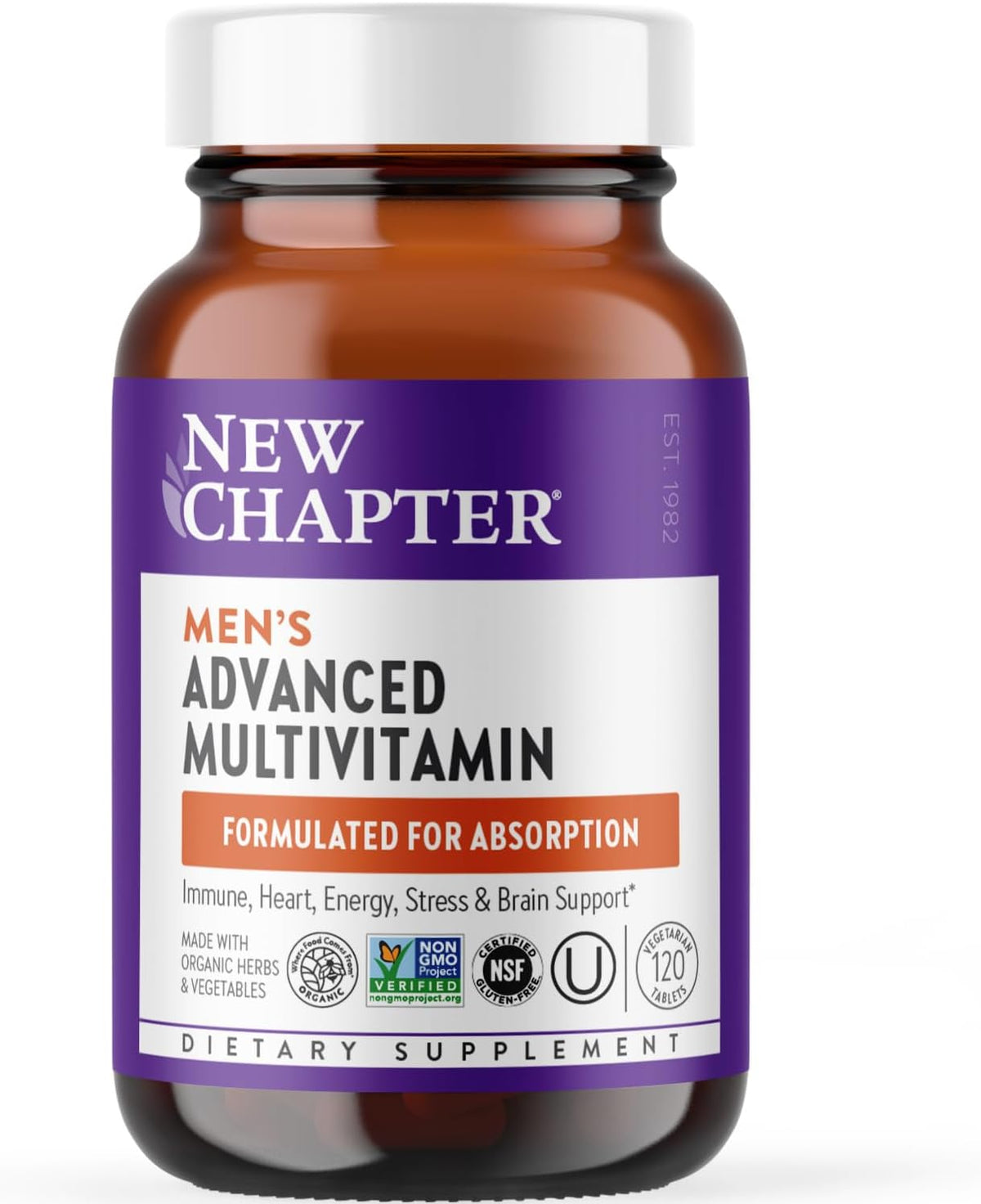 New Chapter Men's Multivitamin Advanced Formula – 120 Tablets - görsel 1