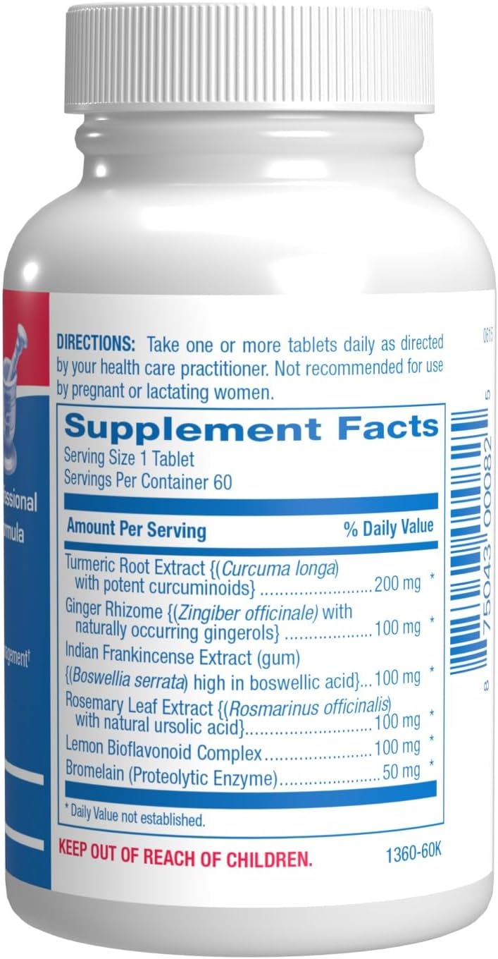 Pro ENZ Joint Support Supplement – Clinical Formula with Turmeric, Boswellia & Proteolytic Enzymes (60 Tablets) - görsel 9