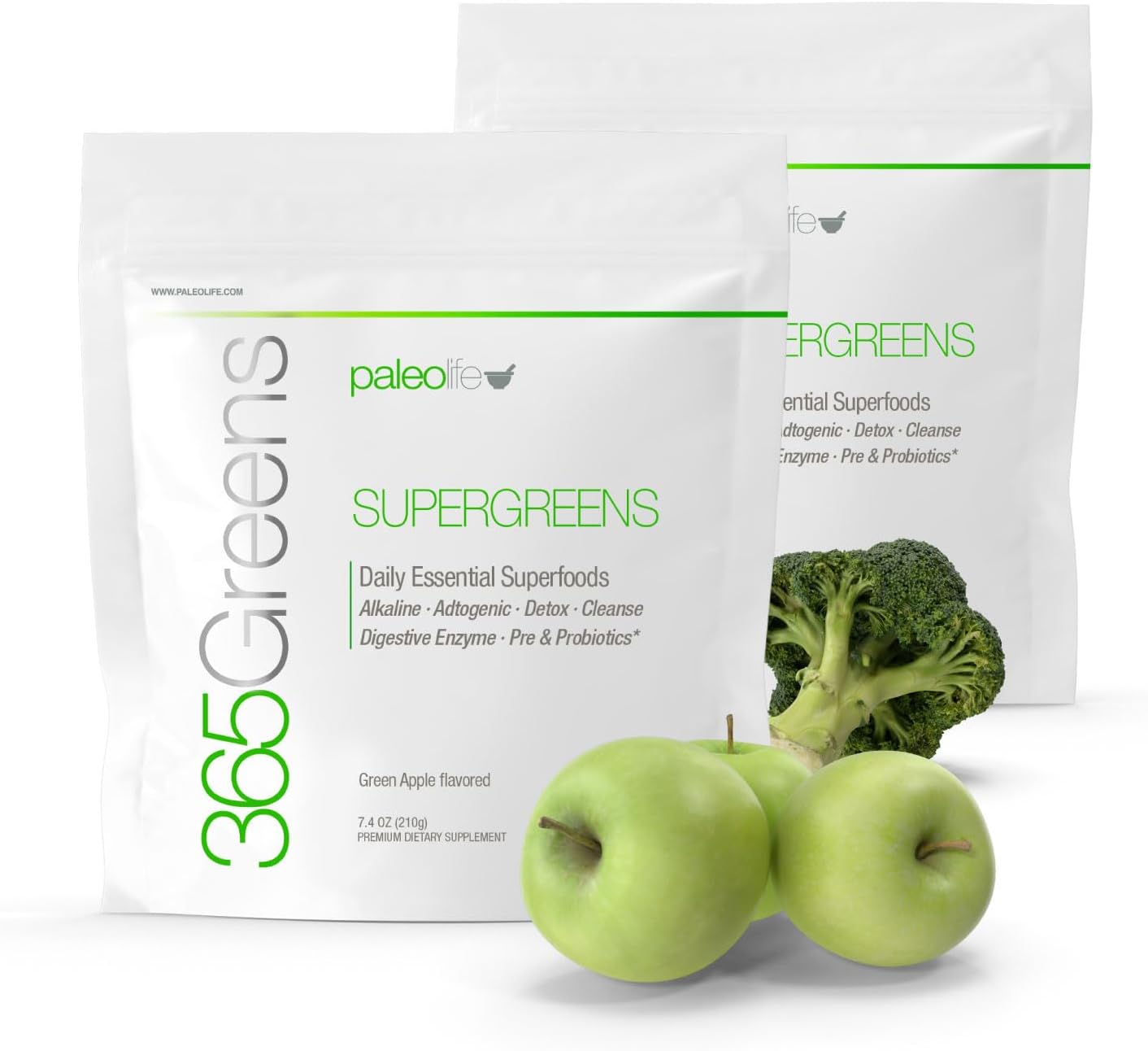 365Greens Daily Essential Premium Superfood with 75 Minerals, Vitamins, Vegetables, Fruits and Adaptogens - 210 g (7.4 oz) per Tub, 3 Pack - görsel 4