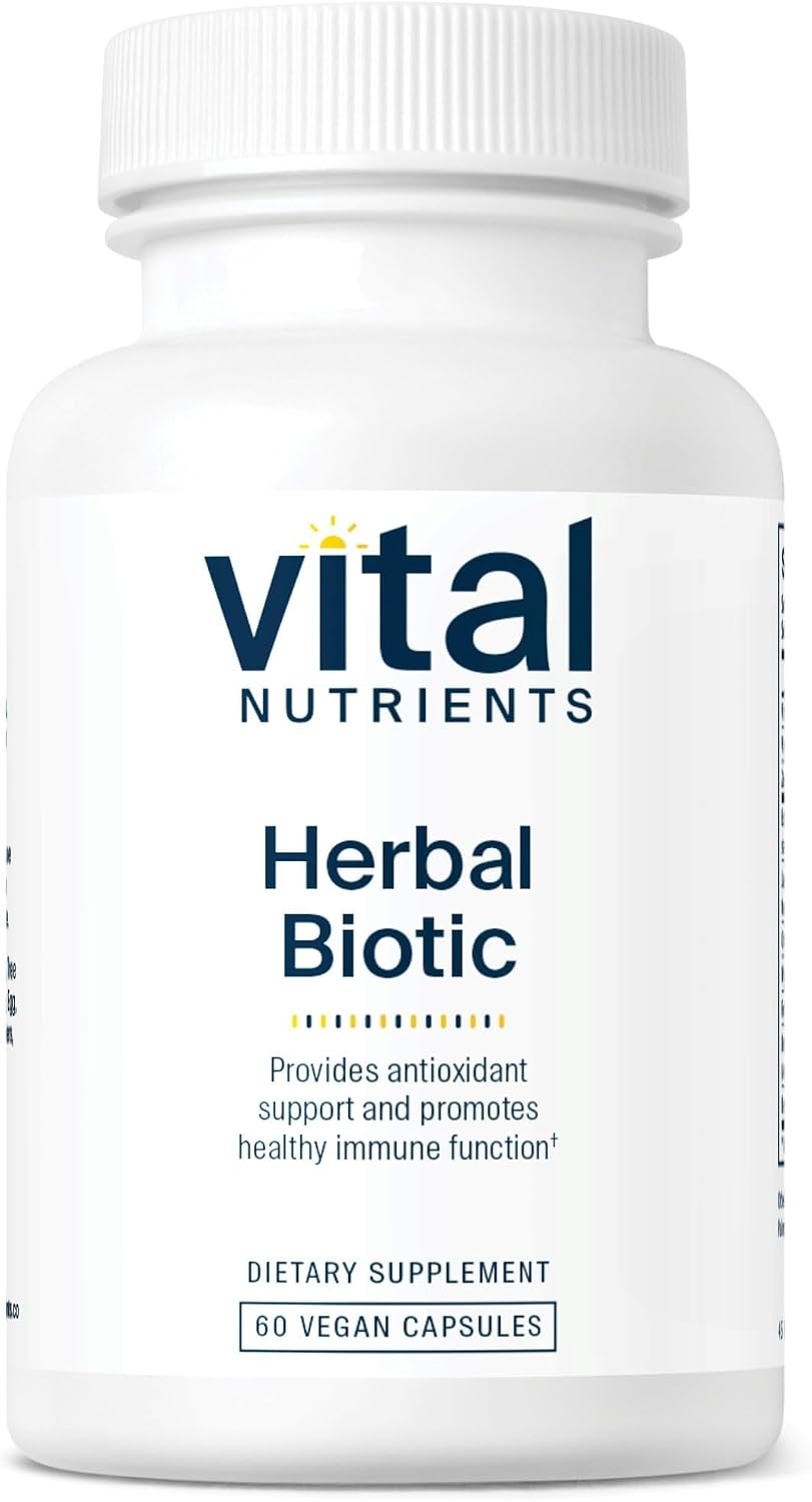 Vital Nutrients Herbal Biotic - Herbal Immune Support & Antioxidant Supplement, 60 Capsules - görsel 1
