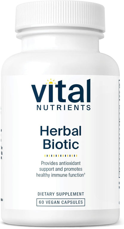 Vital Nutrients Herbal Biotic - Herbal Immune Support & Antioxidant Supplement, 60 Capsules