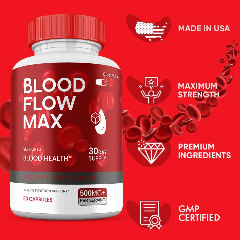 Blood Flow Max - Maximum Strength Supplement (3 Pack) - görsel 3