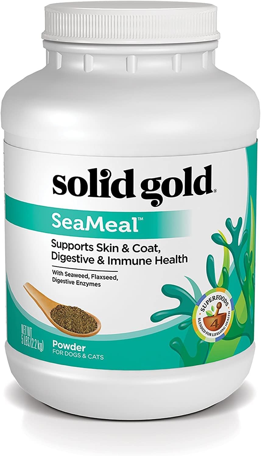 Solid Gold Cat & Dog Multivitamin Powder - SeaMeal Kelp-Based Supplement with Omega 3 - 1 lb - görsel 10